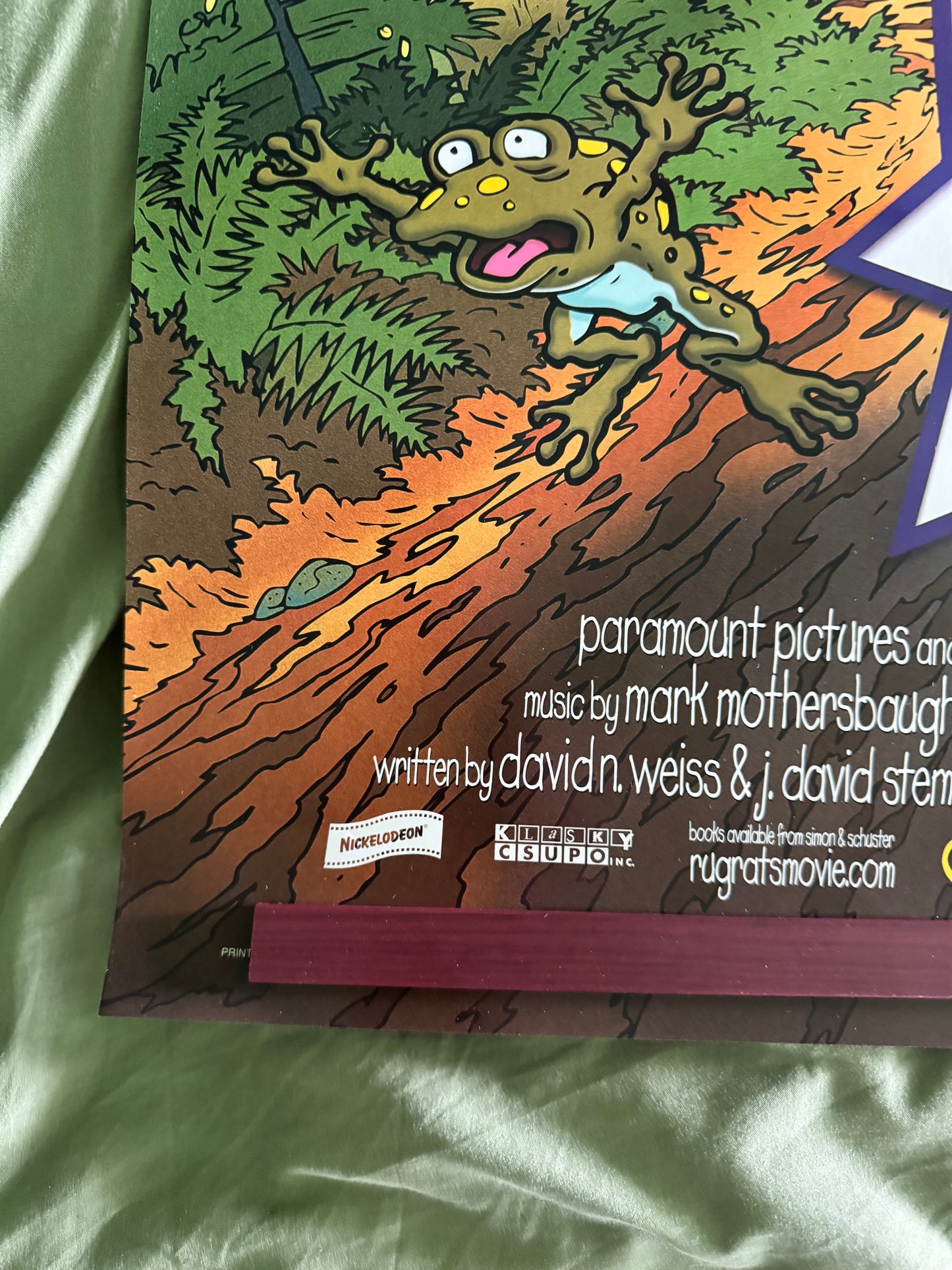 The Rugrats Movie Poster 1998 - 27x40 DS Signed By Tara Strong - Dil Pickles