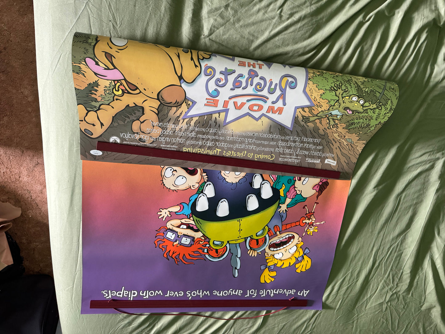 The Rugrats Movie Poster 1998 - 27x40 DS Signed By Tara Strong - Dil Pickles