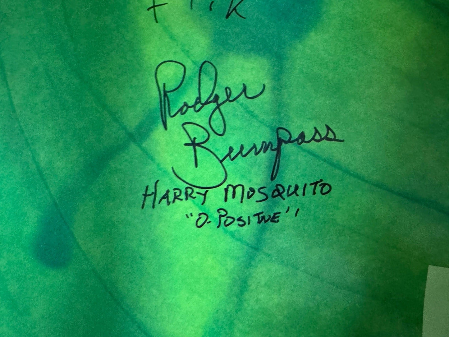 A Bugs Life 1998 - Pixar, Movie Poster 27x40 Double Sided Original, Cast Signed X4 Dave Foley with COA