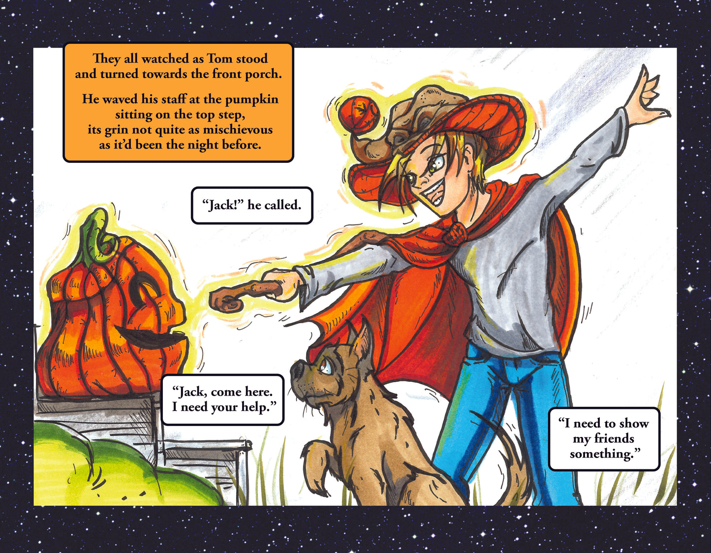 The Pumpkin Wizard: Goes to the Pumpkin Planet