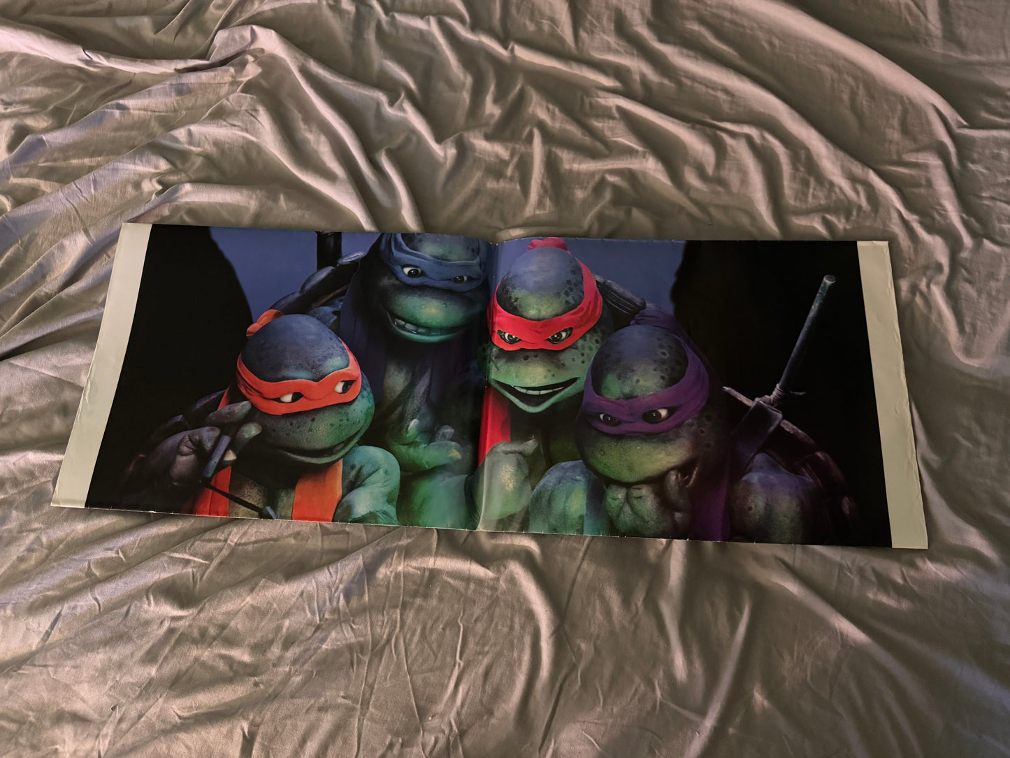 TMNT 2: Secret of the Ooze Movie Poster Original DS Folded 27x41 Cast Signed X10 W/COA