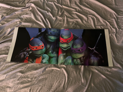 TMNT 2: Secret of the Ooze Movie Poster Original DS Folded 27x41 Cast Signed X10 W/COA