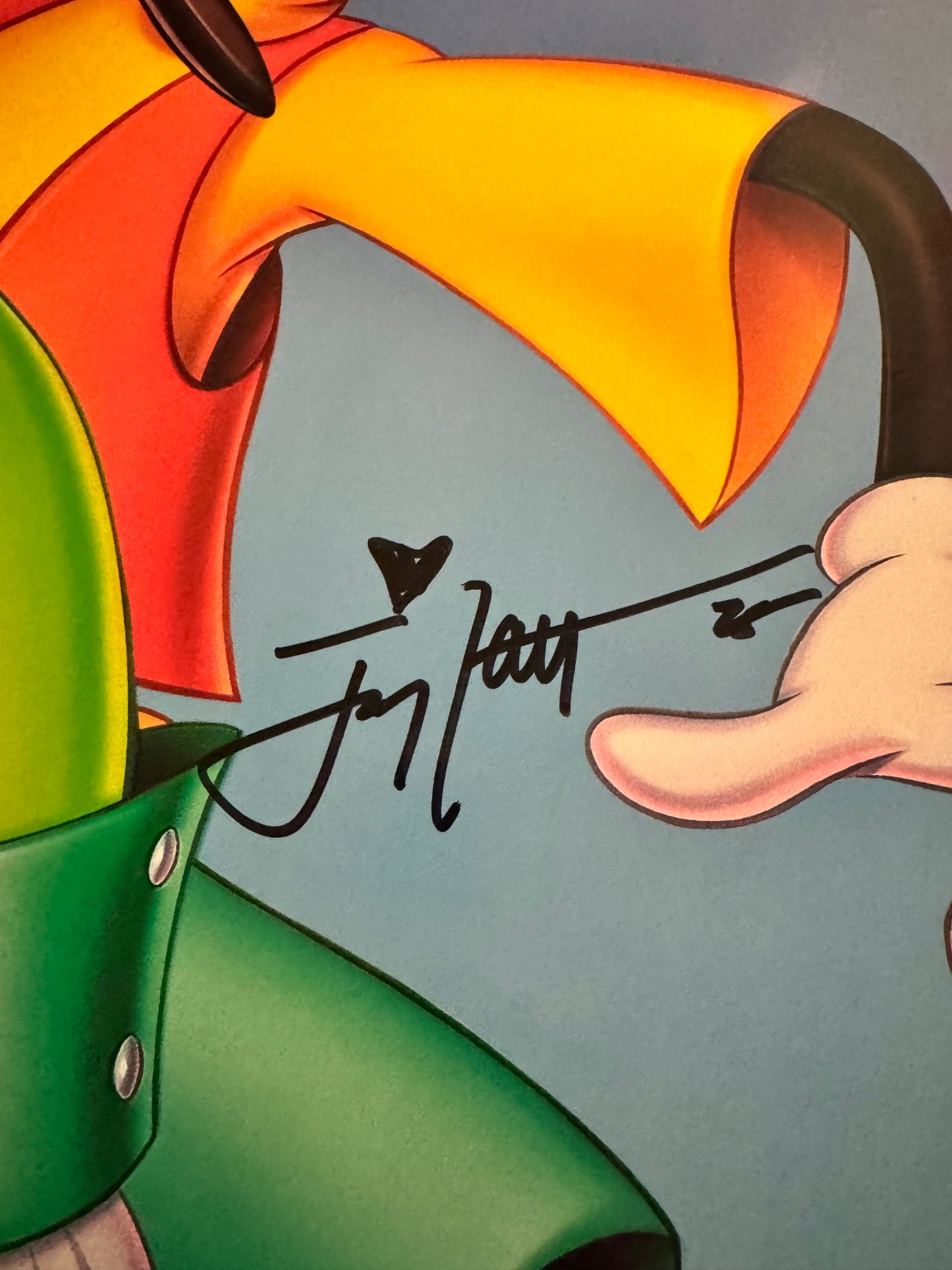 A Goofy Movie 1995 - Movie Poster 27x40 Original Cast Signed X5 Jim Cummings, Jason Marston - with COA