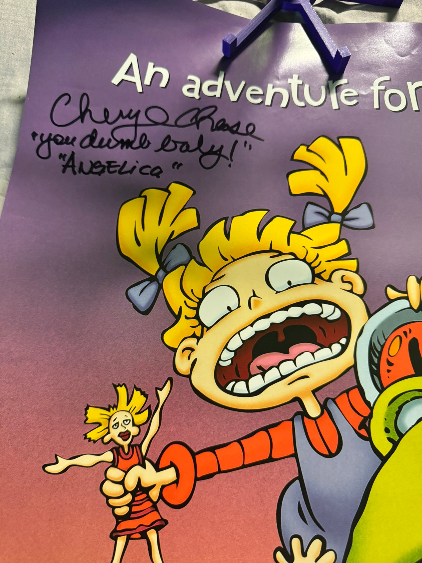 The Rugrats Movie Poster 1998 - 27x40 DS Cast Signed 3x Strong, Chartoff, Chase
