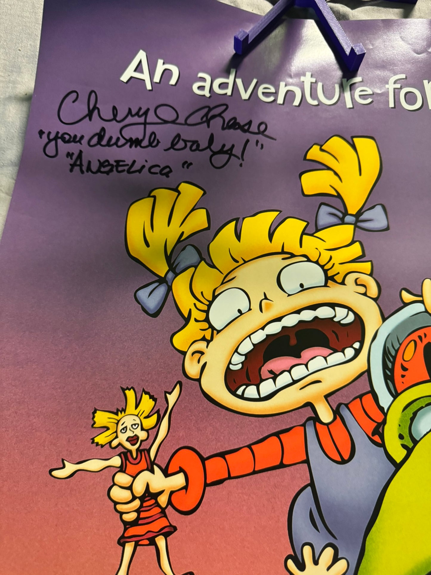 The Rugrats Movie Poster 1998 - 27x40 DS Cast Signed 3x Strong, Chartoff, Chase