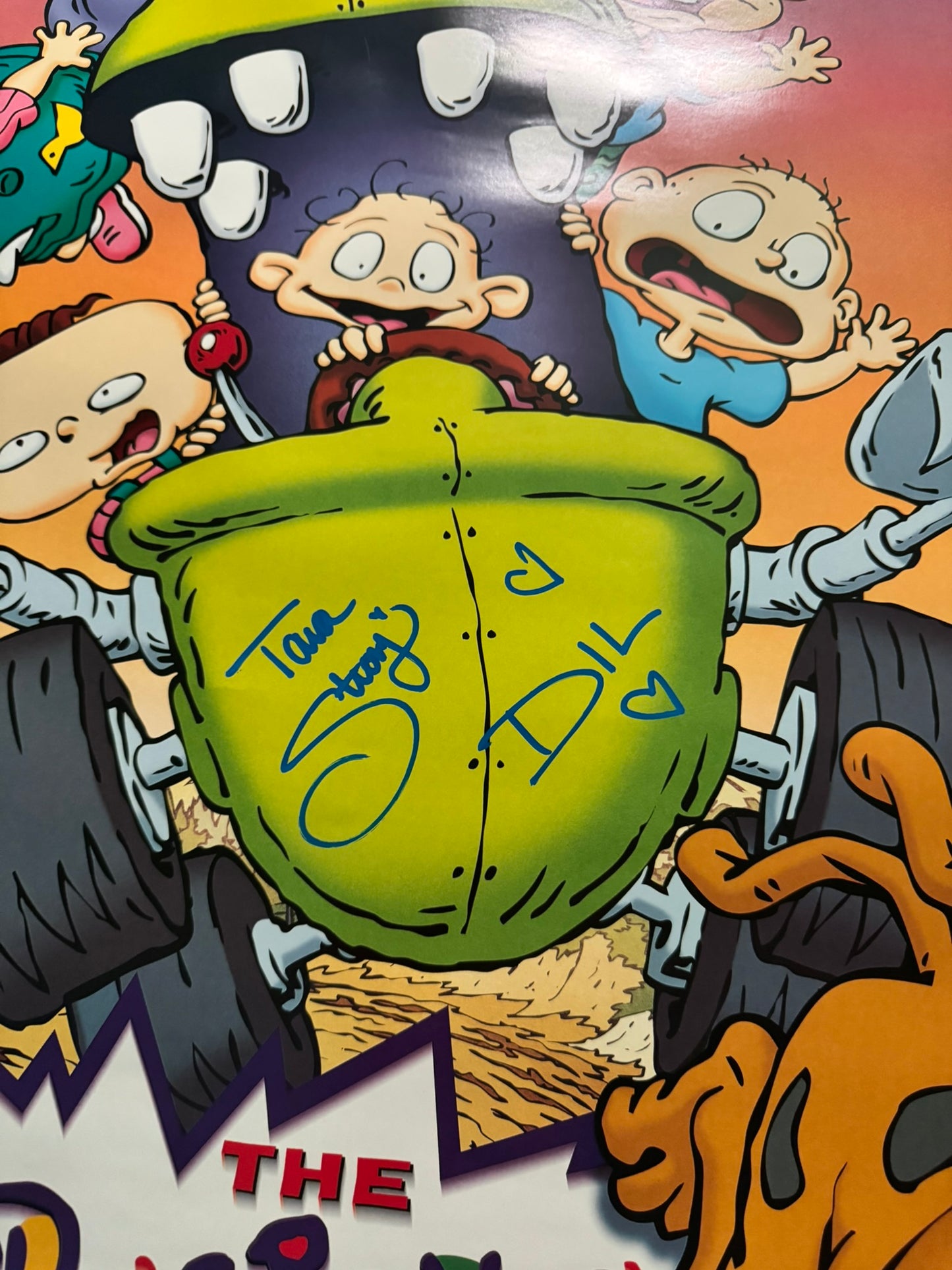 The Rugrats Movie Poster 1998 - 27x40 DS Cast Signed 3x Strong, Chartoff, Chase