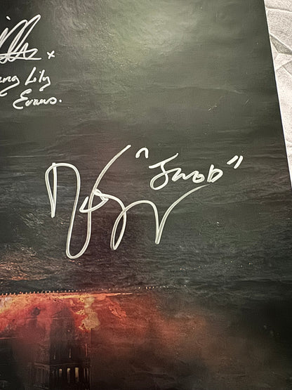 Harry Potter & the Deathly Hallows: Original Movie Poster 27x40 DS Cast Signed 11X W/COA
