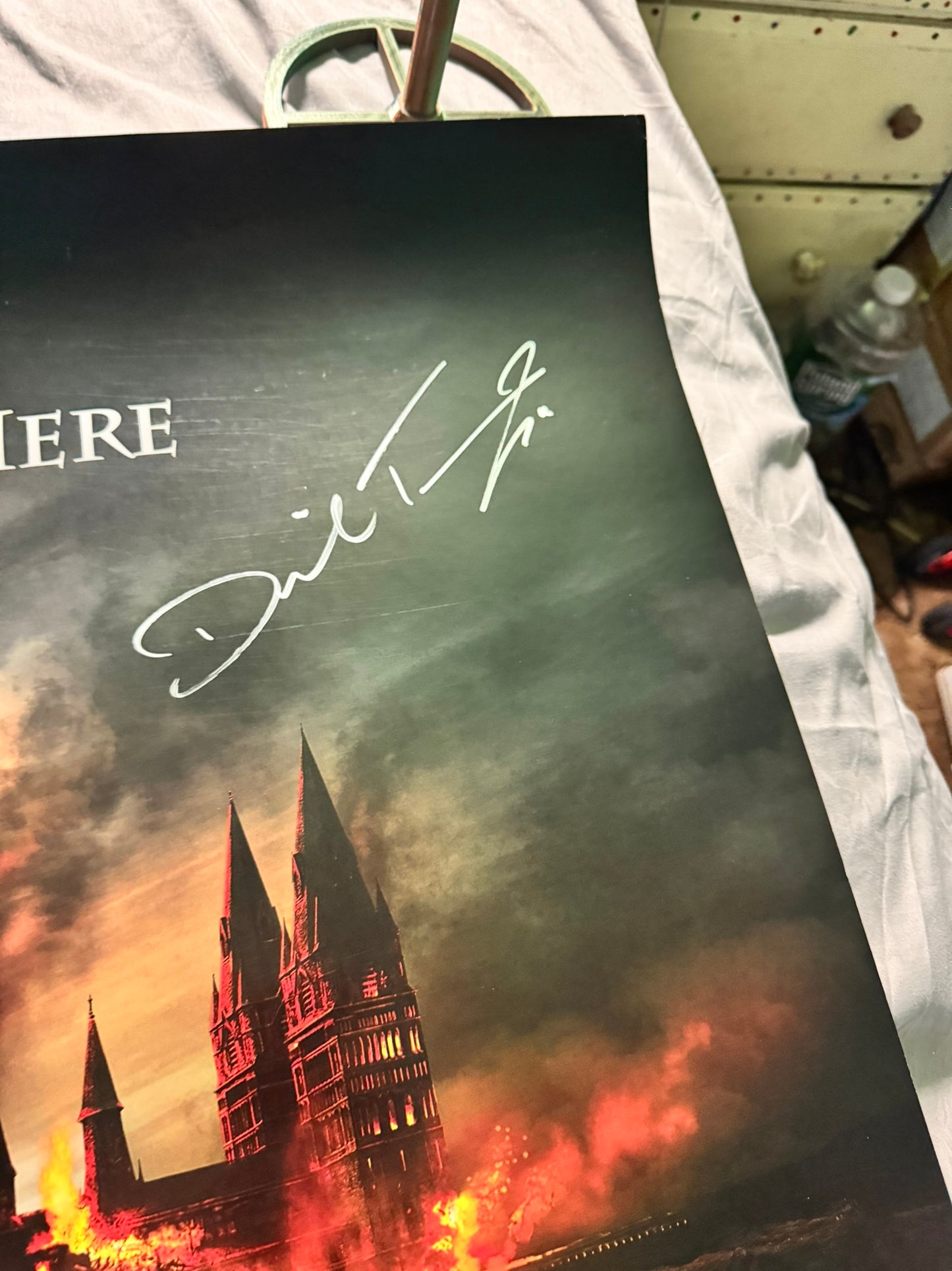 Harry Potter & the Deathly Hallows: Original Movie Poster 27x40 DS Cast Signed 11X W/COA