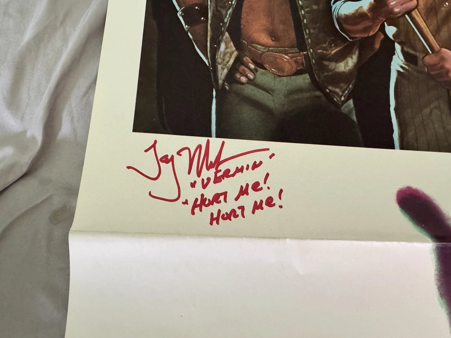 The Warriors 1979 Original Movie Poster 27x41 Cast Signed X9