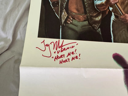 The Warriors 1979 Original Movie Poster 27x41 Cast Signed X9