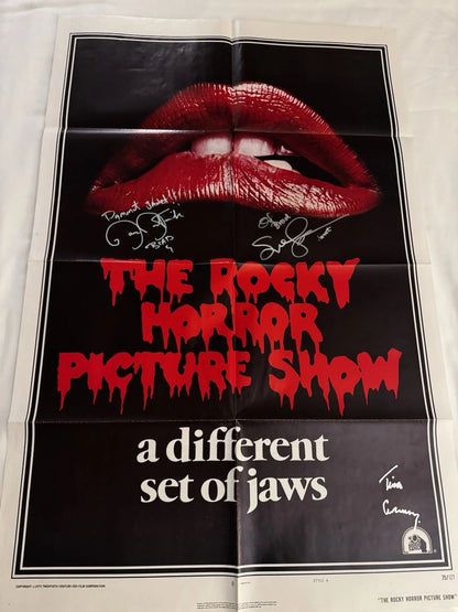 The Rocky Horror Picture Show 1975 - Original Movie Poster 27x41 Cast Signed W/COA