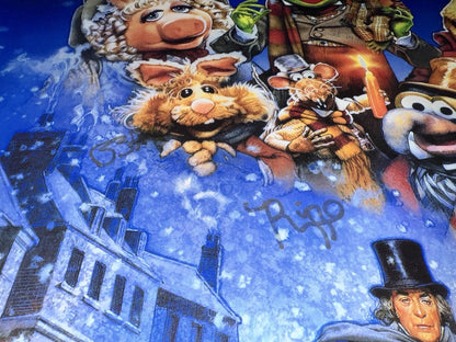 The Muppet Christmas Carol 1992 Original 27x40 Movie Poster Signed Whitmire, Williams W/COA