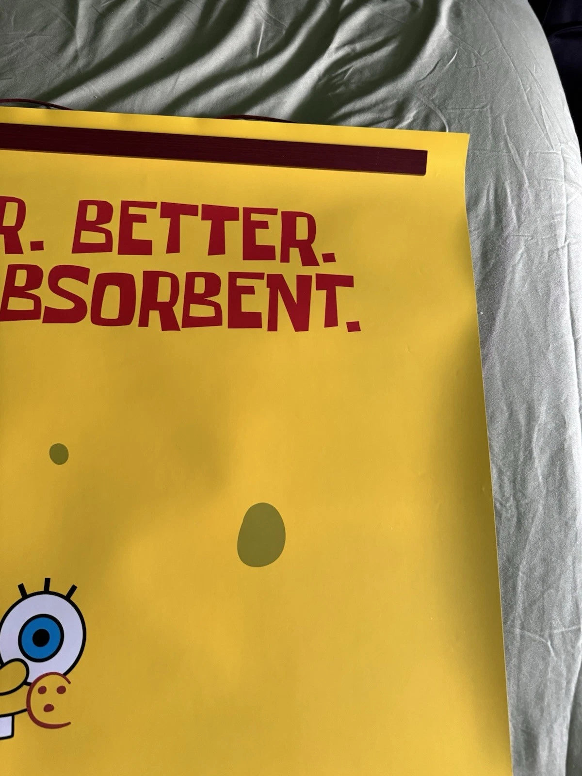 The SpongeBob SquarePants Movie Poster 2004 27x40 Signed Kenny/Bumpass W/COA