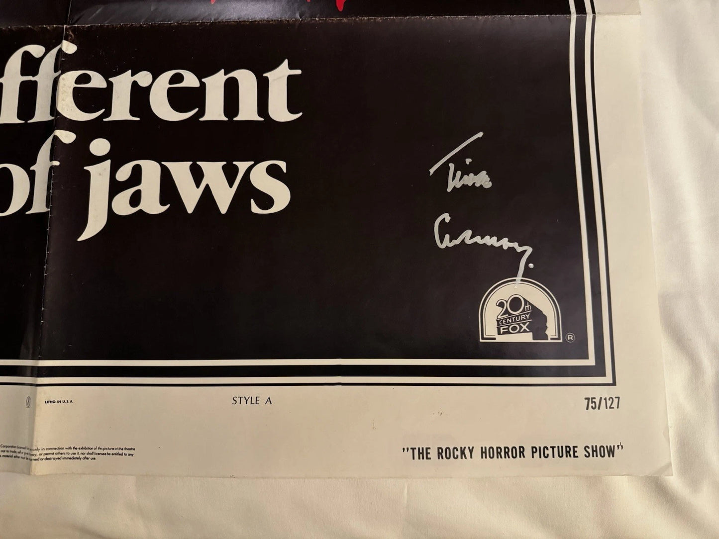 The Rocky Horror Picture Show 1975 - Original Movie Poster 27x41 Cast Signed W/COA