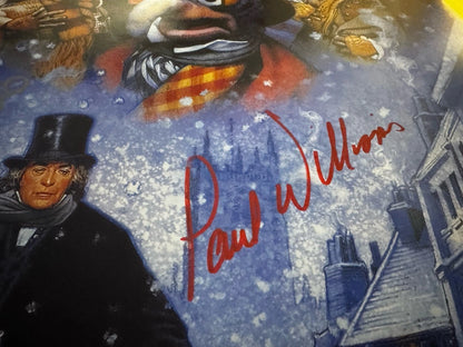The Muppet Christmas Carol 1992 Original 27x40 Movie Poster Signed Whitmire, Williams W/COA