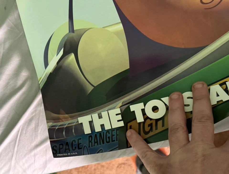 Toy Story 2 1999 Movie Poster 27x40 Original DS Signed by John Morris - Andy!!!